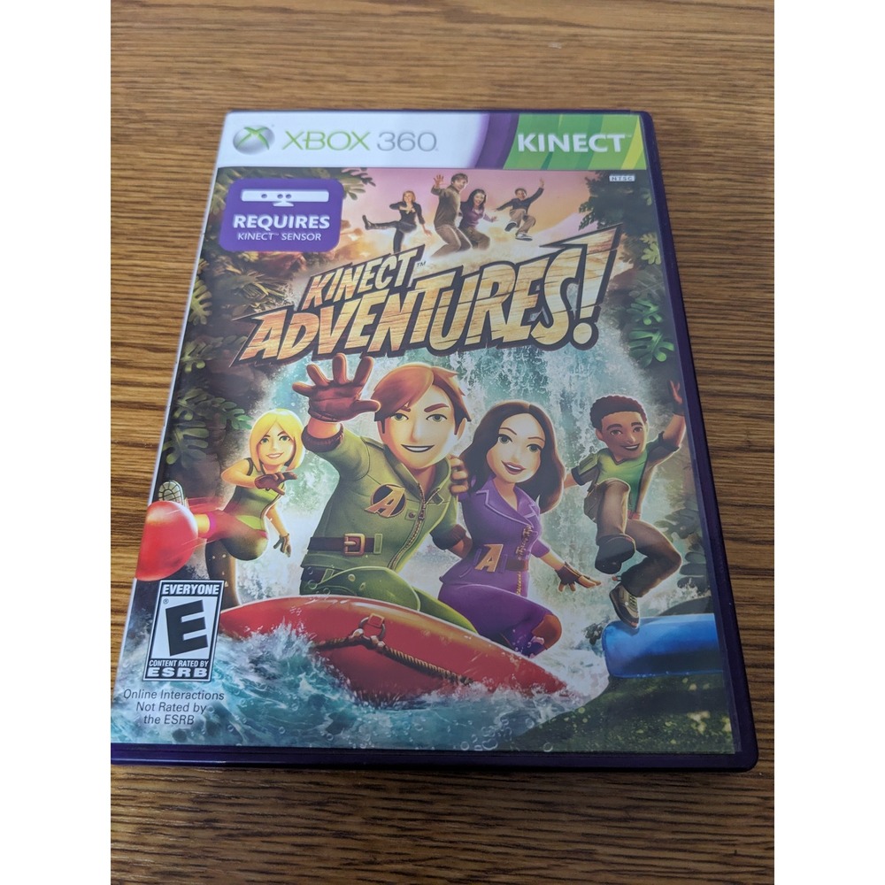 Kinect Adventures Xbox 360 Game Microsoft Kinect Sensor Required‎ Original Case